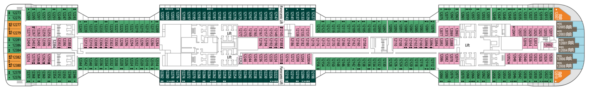 Deck 12 - Raffaello plan